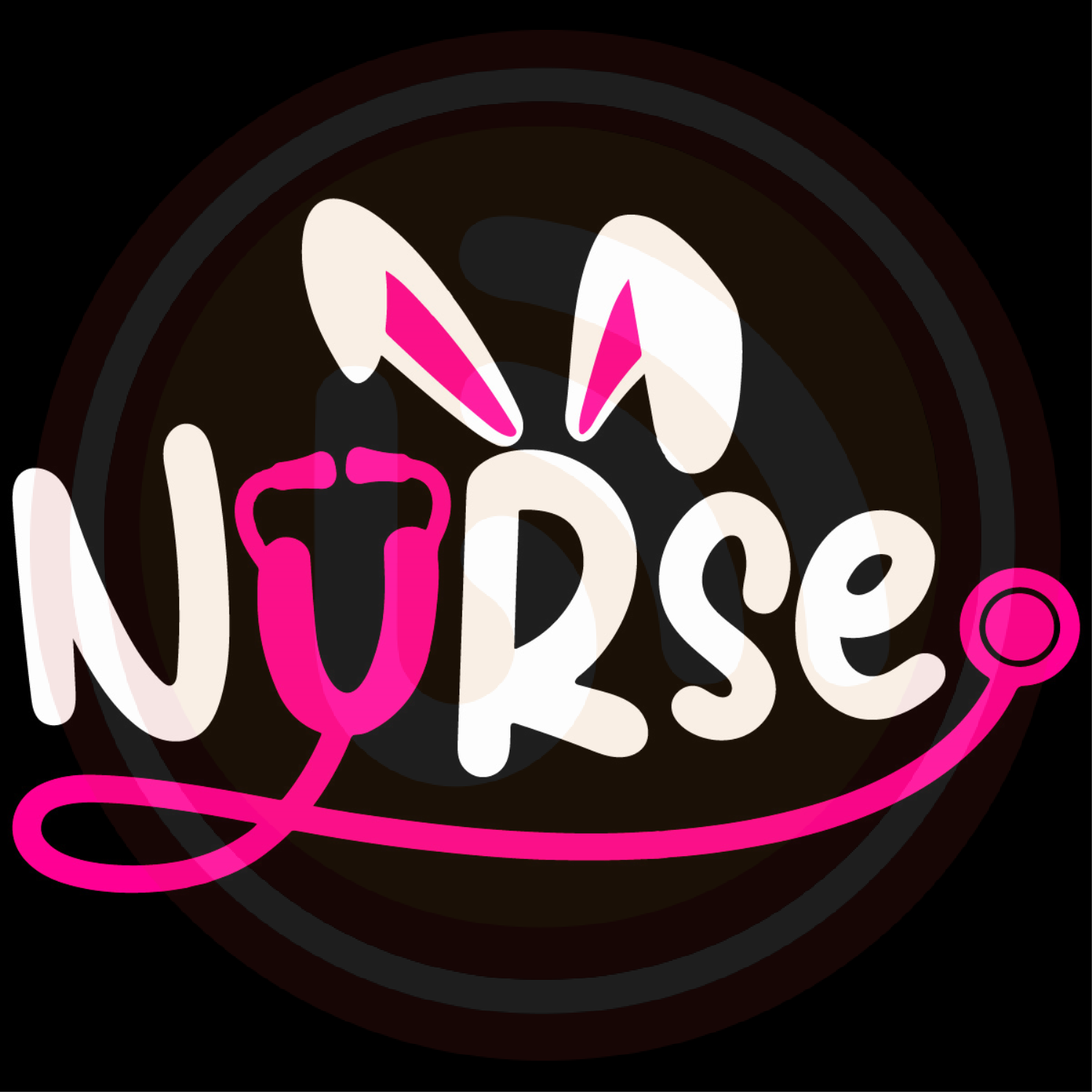 Bunny Nurse Funny Egg Easter Day Floral Svg, Easter Day Svg, Easter