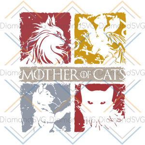 Mothers of cats svg, mothers day svg, mom svg, mom gift, gift for