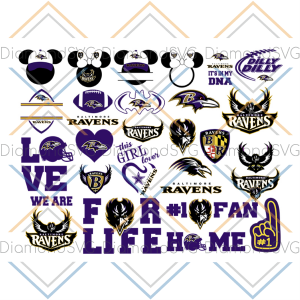 Baltimore Ravens SVG Files For Silhouette, Files For Cricut, SVG,