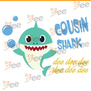 Blue Cousin Shark Doo Doo Doo Svg, Family Svg, Cousin Shark Svg, Baby
