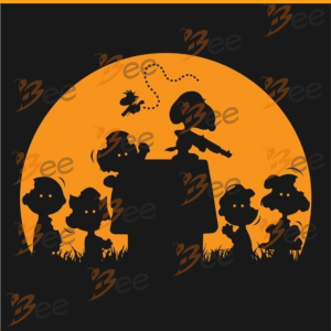 Halloween snoopy with friends svg, halloween svg, snoopy svg, friends