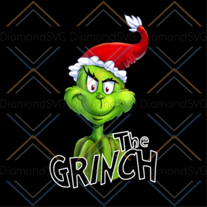 The cute grinch svg, christmas svg, grinch svg, grinchy green svg,
