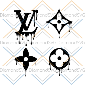 Logo Brand, Drip Logo SVG Bundle Design Cut File For Silhouette,