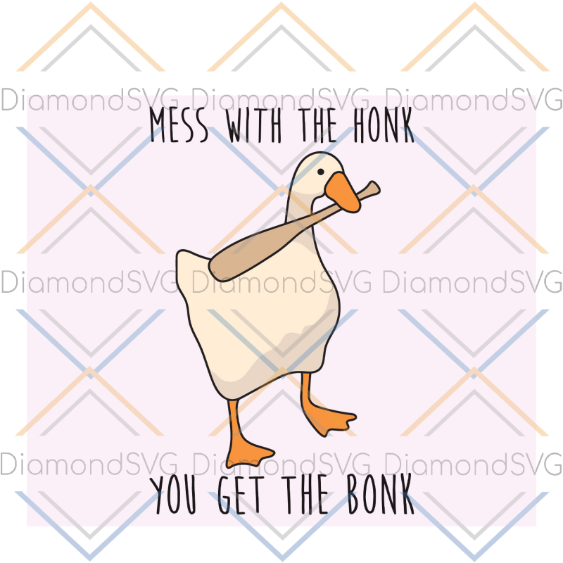 Mess with the honk you get the bonk, duck svg, duck gift, duck shirt,
