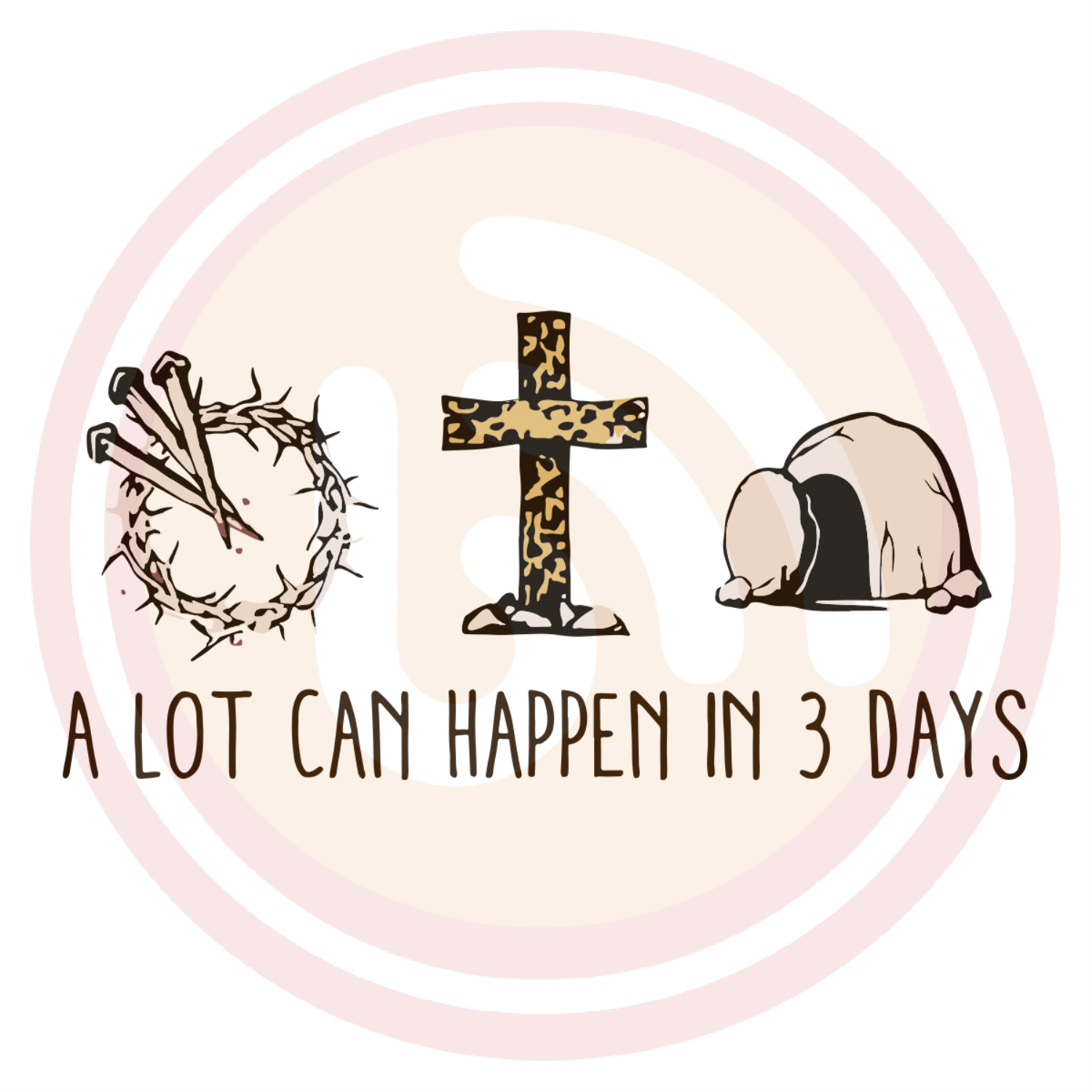A Lot Can Happen In 3 Days Christian Happy Easter 2021 Svg, Easter Day