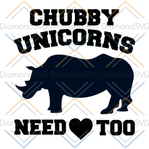Chubby unicorns need love too svg trending svg unicorn svg