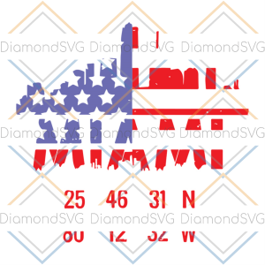 Miami america flag svg, independence day svg, 4th of july svg, miami