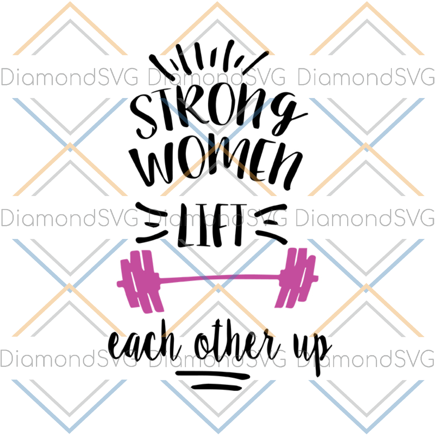 Strong women lift each other up SVG Files For Silhouette, Files For