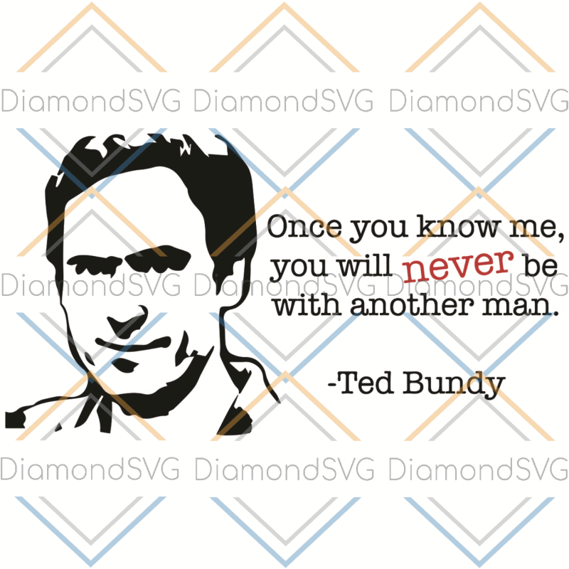 Ted Bundy Once You Know Me Svg, Trending Svg, Ted Bundy Svg, Bundy