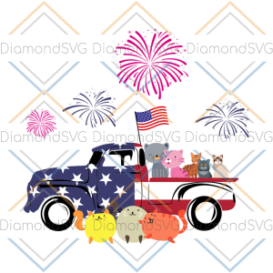 4th of july animals svg, independence day svg, 4th of july svg,