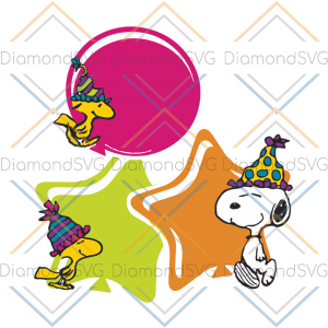 Snoopy birthday svg, birthday svg, snoopy svg, snoopy lover, snoopy