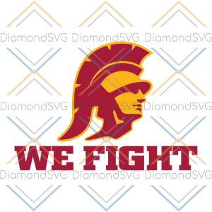 We fight USC Trojans svg, Sport Svg, Fan Gift, Football Team Svg,