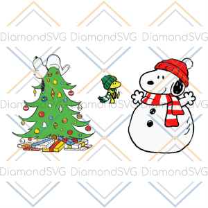 Snowman snoopy and woodstock svg, christmas svg, snoopy svg, snoopy