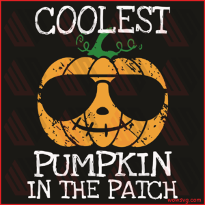 Coolest Pumpkin In The Patch SVG, Halloween Dad Son Matching SVG,