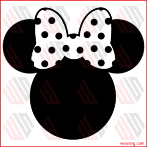 Disney Minnie Mouse Head Svg, Halloween Svg, Minnie Mouse Head Svg,
