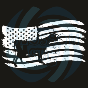 America Flag With Cow Vintage Svg, Trending Svg, America Flag Svg,