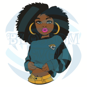 Black Girl Jacksonville Jaguars Svg, Sport Svg, Jacksonville Jaguars