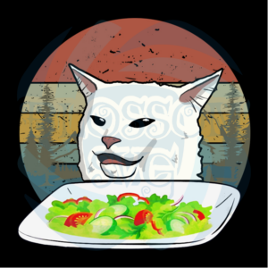Cat Eating svg, Animal Svg, White Cat Svg, Food Svg, Vegetable Svg,
