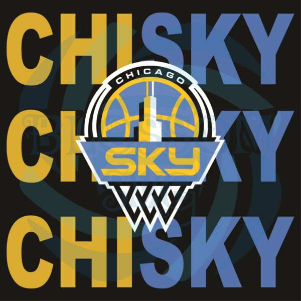 Chisky Chicago Sky Svg, Sport Svg, Chisky Chicago Sky Basketball Svg,