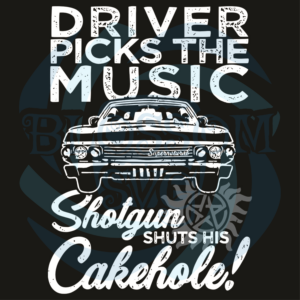 Driver Picks The Music Shotgun Shuts His Cakehole Svg, Trending Svg,