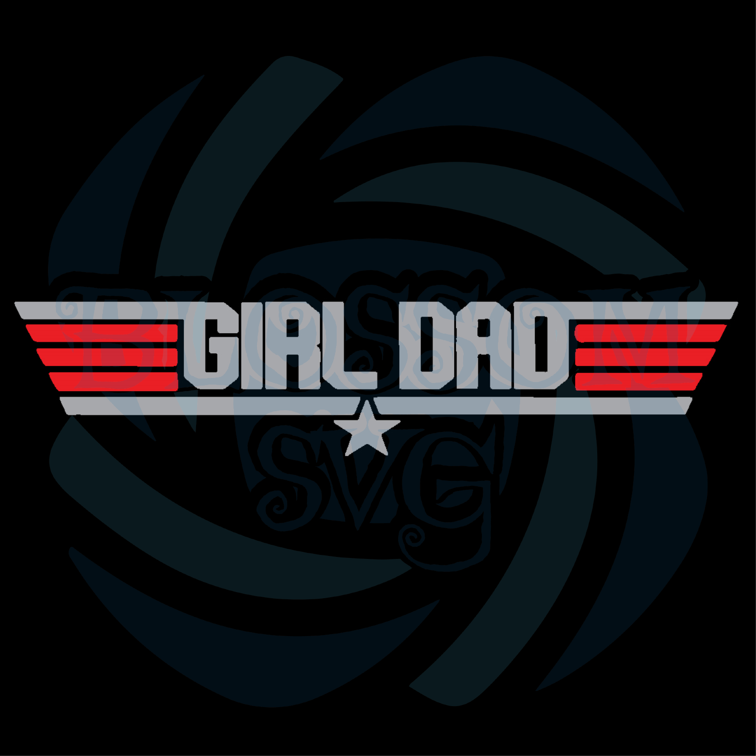 Girl Dad Svg Fathers Day Svg, Dad Svg, Dad Of Girl Svg
