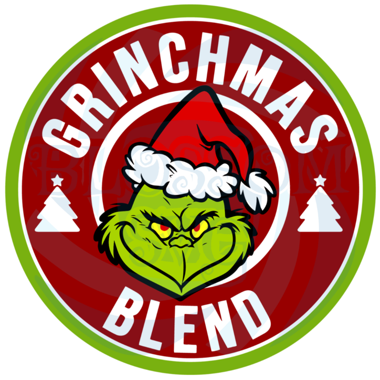 Grinchmas Blend Logo Svg Christmas Svg, Grinch Svg, Xmas Svg