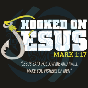 Hoocked On Jesus Svg, Trending Svg, Hoocked Svg, Jesus Svg, Fishing