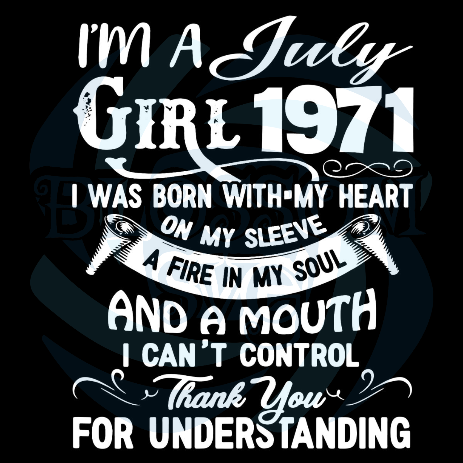 July 1971 Svg July Birthday Svg Birthday Girl Svg, July Girl Svg 1971 Birthday Svg Birthday Svg 1971 Girl Svg Im A July Girl 1971 Svg
