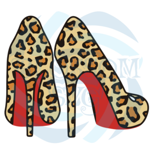 Leopard High Heel Svg, Trending Svg, High Heel Svg, Heel Svg, Woman