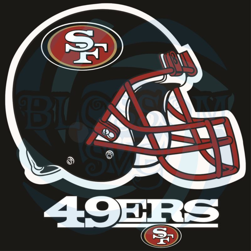 Logo San Francisco 49ers Helmet Svg Sport Svg, Helmet Svg - BlossomSVG