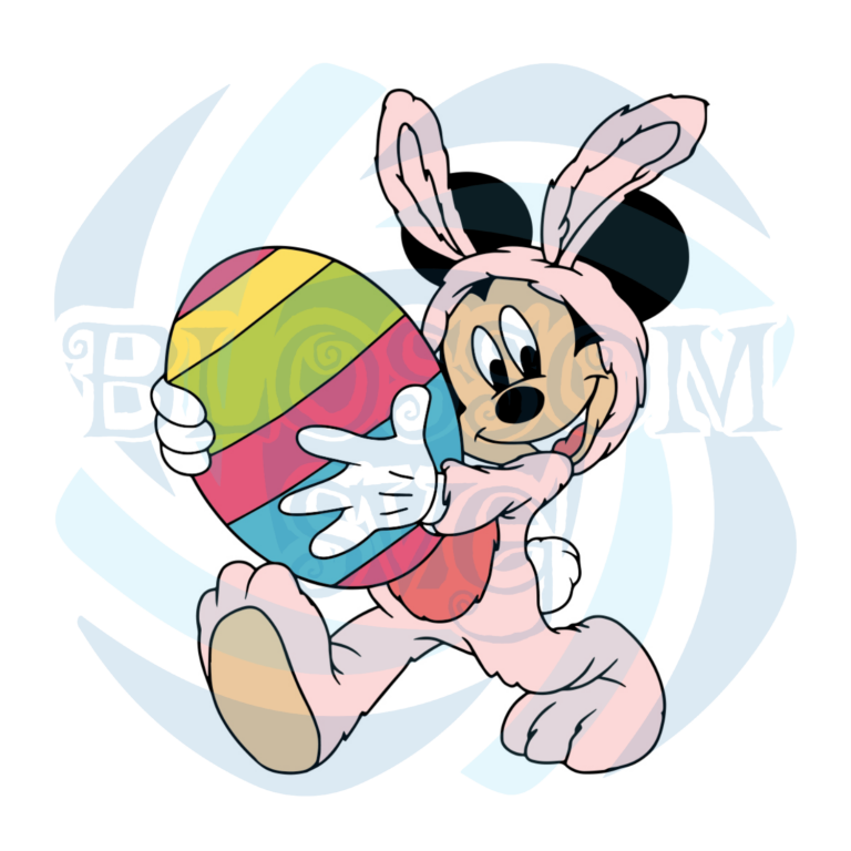 Mickey Easter Gift Svg, Easter Day Svg, Mickey Svg, Easter Mickey