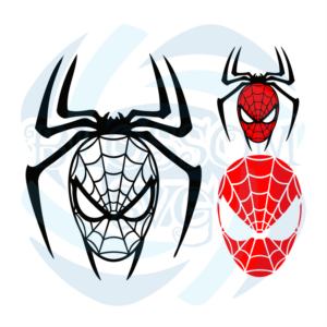 Cute Baby Spiderman Layered SVG Cutting Files