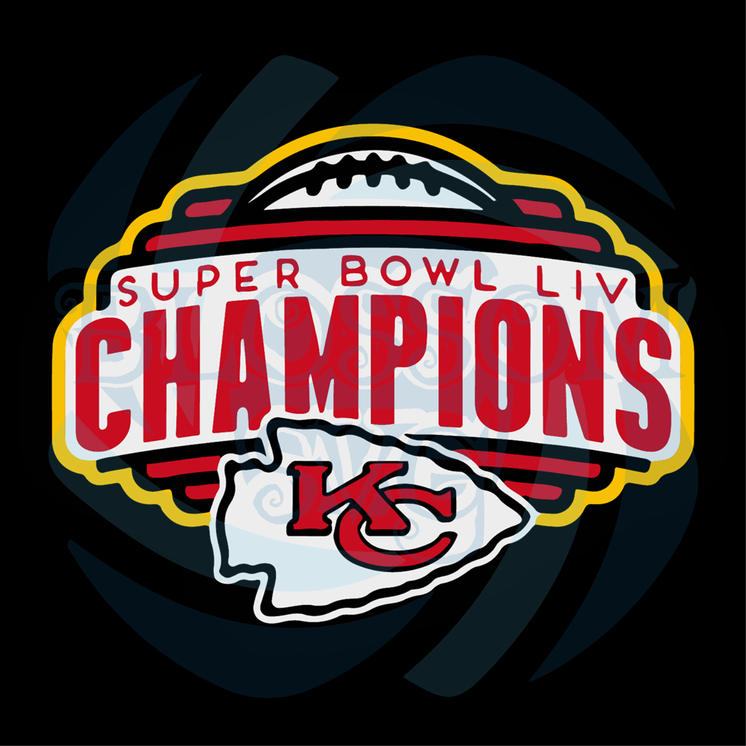 Super Bowl Champions KC Svg, Sport Svg, Kansas City Chiefs Svg,