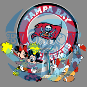 Mickey Donald Minnie Daisy Tampa Bay Buccaneers Svg, Sport Svg, Tampa
