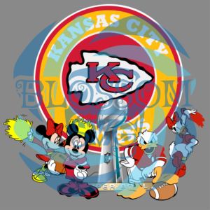 Mickey Donald Minnie Daisy Kansas City Chiefs Svg, Sport Svg, Kansas