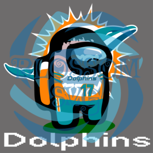 Miami Dolphins Among Us Svg, Sport Svg, Among Us Svg, Impostor Svg,