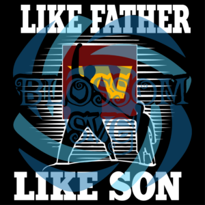 Like Father Like Son Washington Football Team Svg, Sport Svg, Family
