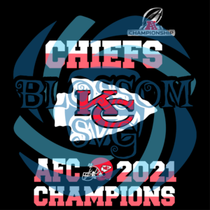 Kansas City Chiefs AFC 2021 Chapions Svg, Sport Svg, AFC Champion