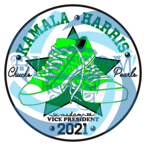 Kamala Harris Chucks Pearls Madam Vice President 2021 svg, Trending
