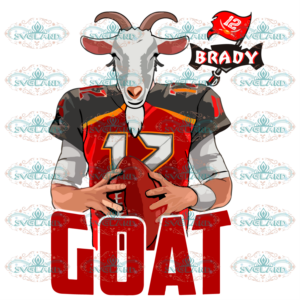 Brady GOAT 12 Svg, Sport Svg, Tom Brady Svg, Football Quarterback