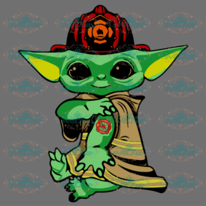 Baby Yoda Fire Dept Svg, Trending Svg, Baby Yoda Svg, Baby Yoda