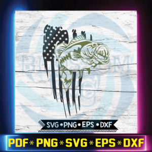 Fishing Svg, American Flag Svg, Outdoor Svg, Cricut File, Svg,svg