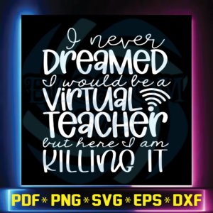 I Never Dreamed I'd be a Virtual Teacher but here I am Killing it