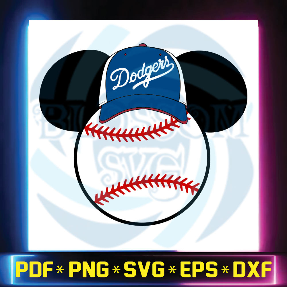 Dodgers Mickey Svg, Los Angeles Dodgers Digital,svg cricut, cricut