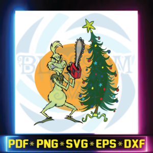 The Grinch Christmas Tree Svg, Dxf, Christmas Png Digital,svg cricut,