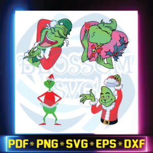 Team Grinch Christmas Bundle Svg, The Grinch Svg, Dxf, Png