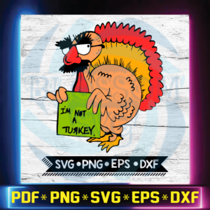 Thanksgiving Turkey Funny SVG, Holiday disguise clipart cut file,svg