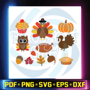 Thanksgiving svg, Fall Svg, thankful svg,Turkey SVG,Silhouette Files,