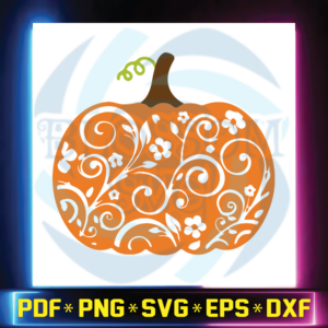 Pumpkin SVG, Lace Pumpkin Svg, Halloween Svg, Pumpkin Clipart,