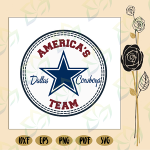 Dallas cowboys america's team, NFL svg, football svg file, football
